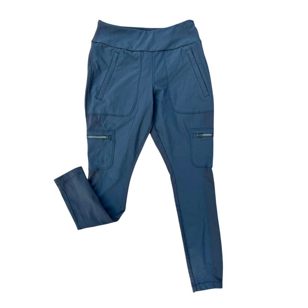 Athleta Headlines Hybrid gray cargo athleisure pants size 6p